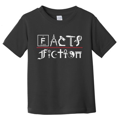 Facts Over Fiction Atheist Studies Toddler T-Shirt