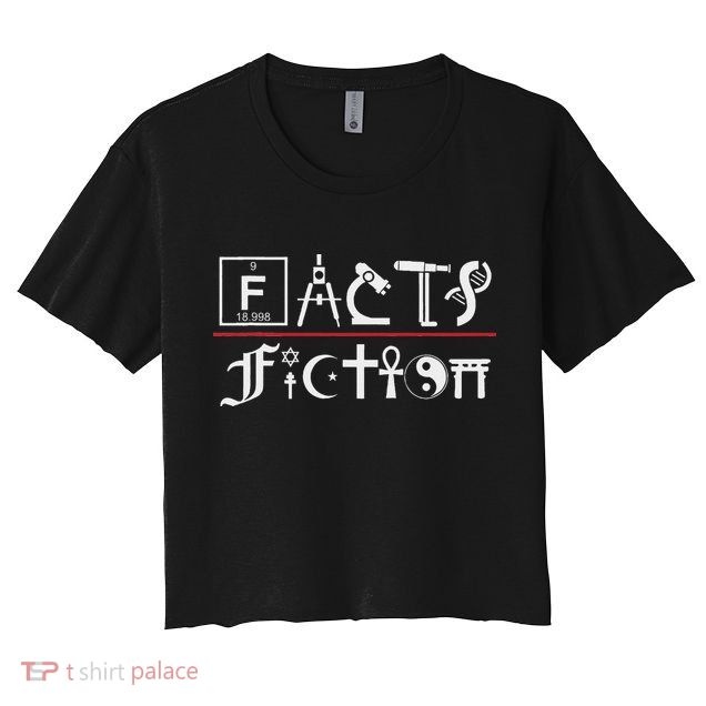 Facts Over Fiction Atheist Studies Crop Top