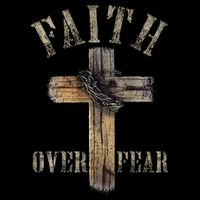 Faith Over Fear American Christian Cross God Jesus Bucket Hat