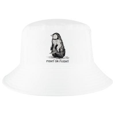 Fight Or Flight Funny Penguin Pun Meme Cool Comfort Performance Bucket Hat