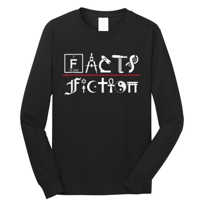 Facts Over Fiction Atheist Studies Long Sleeve Shirt