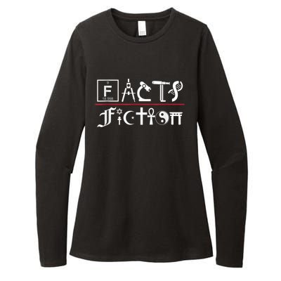 Facts Over Fiction Atheist Studies Womens CVC Long Sleeve Shirt