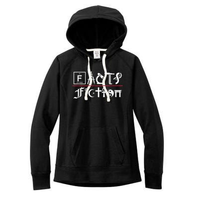 Facts Over Fiction Atheist Studies Women's Fleece Hoodie