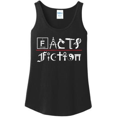 Facts Over Fiction Atheist Studies Ladies Essential Tank