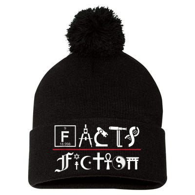 Facts Over Fiction Atheist Studies Pom Pom 12in Knit Beanie