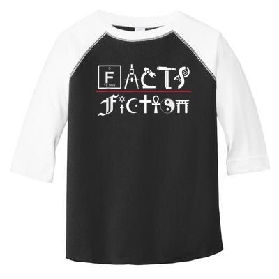 Facts Over Fiction Atheist Studies Toddler Fine Jersey T-Shirt