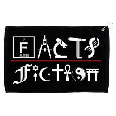 Facts Over Fiction Atheist Studies Grommeted Golf Towel