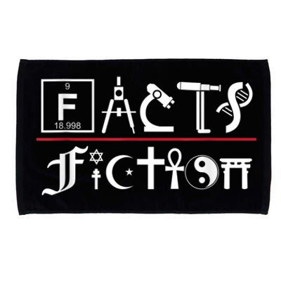 Facts Over Fiction Atheist Studies Microfiber Hand Towel