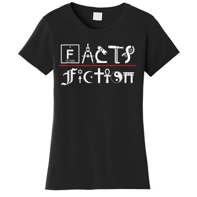 Facts Over Fiction Atheist Studies Women's T-Shirt