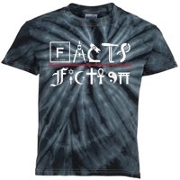 Facts Over Fiction Atheist Studies Kids Tie-Dye T-Shirt