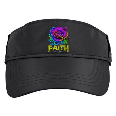 Faith Over Fear Christian Motivational Adult Drive Performance Visor