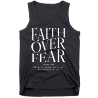 Faith Over Fear Christian Tank Top