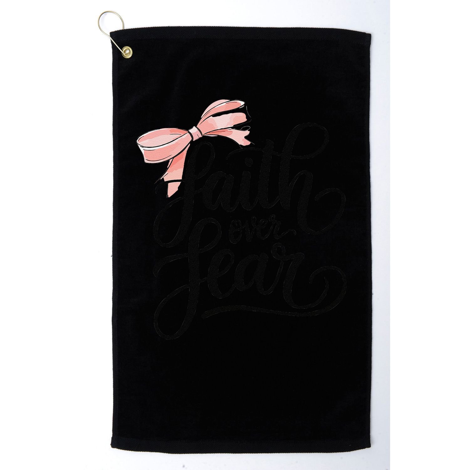 Faith Over Fear Bow Christian Teen Girl God Good Sister Golf Towel