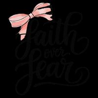 Faith Over Fear Bow Christian Teen Girl God Good Sister Kids Hoodie