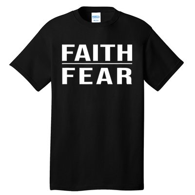 Faith Over Fear Christian For Faith Based Gift Tall T-Shirt