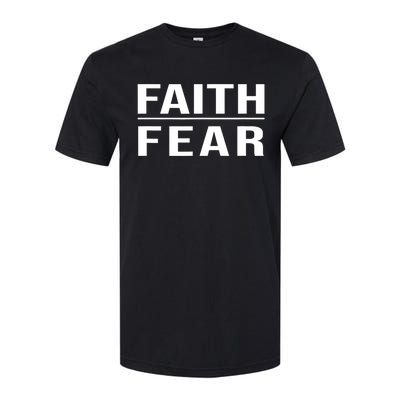 Faith Over Fear Christian For Faith Based Gift Softstyle® CVC T-Shirt