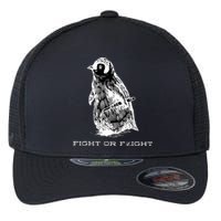 Fight or Flight Funny Penguin Pun Fight Or Flight Meme  Flexfit Unipanel Trucker Cap