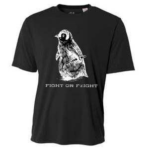 Fight or Flight Funny Penguin Pun Fight Or Flight Meme  Cooling Performance Crew T-Shirt