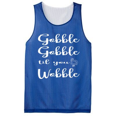 Fall Outfit For Mom Family Gobble Till You Wobble Meaningful Gift Mesh Reversible Basketball Jersey Tank