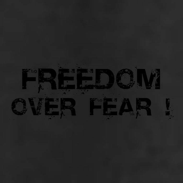 Freedom Over Fear 7 Panel Mesh Trucker Snapback Hat