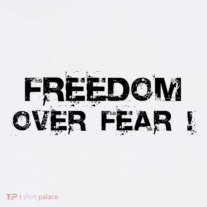 Freedom Over Fear Button