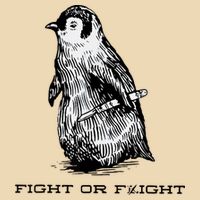 Fight Or Flight Funny Penguin Pun Fight Or Flight Meme Zip Tote Bag
