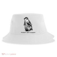 Fight Or Flight Funny Penguin Pun Fight Or Flight Meme Sustainable Bucket Hat