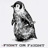 Fight Or Flight Funny Penguin Pun Fight Or Flight Meme Flatbill Hat