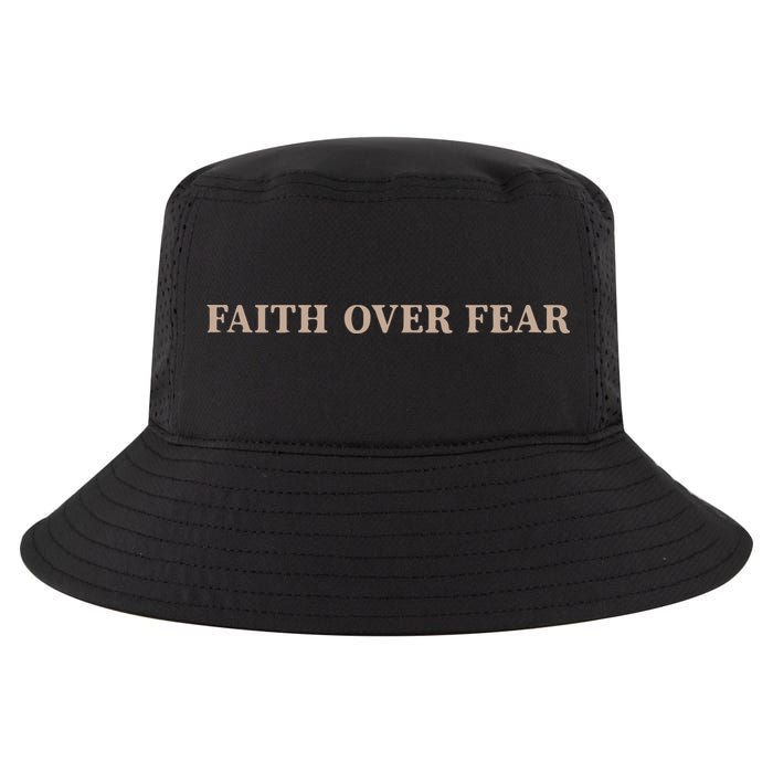 Faith Over Fear Christian Cool Comfort Performance Bucket Hat