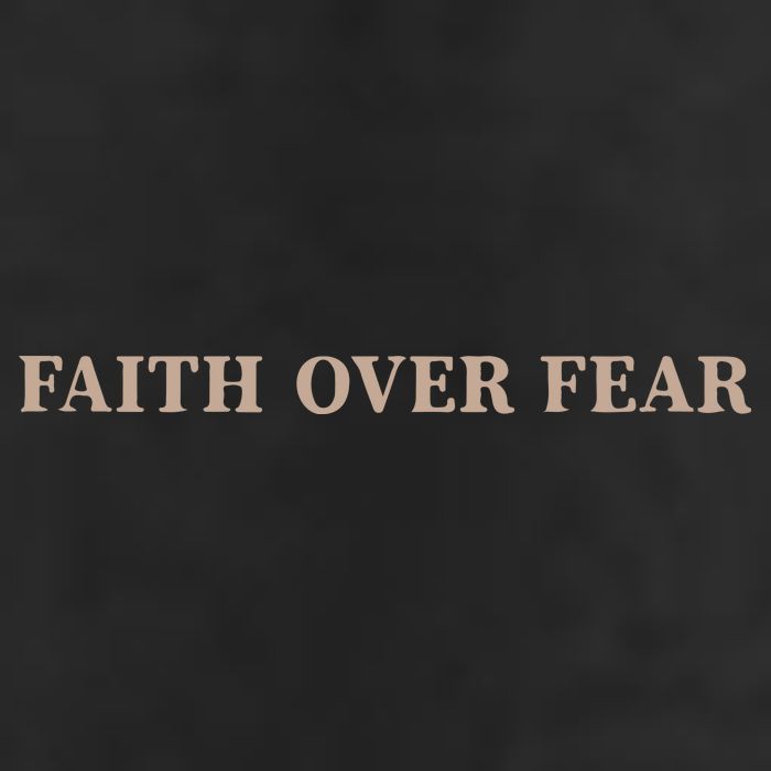 Faith Over Fear Christian Cool Comfort Performance Bucket Hat