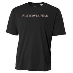 Faith Over Fear Christian Cooling Performance Crew T-Shirt