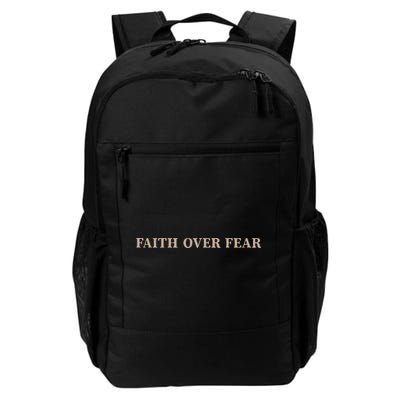 Faith Over Fear Christian Backpack