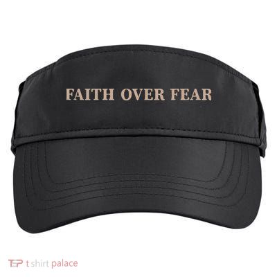 Faith Over Fear Christian Adult Drive Performance Visor