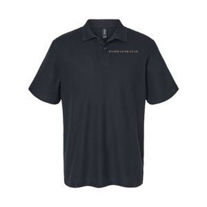 Faith Over Fear Christian Softstyle Adult Sport Polo