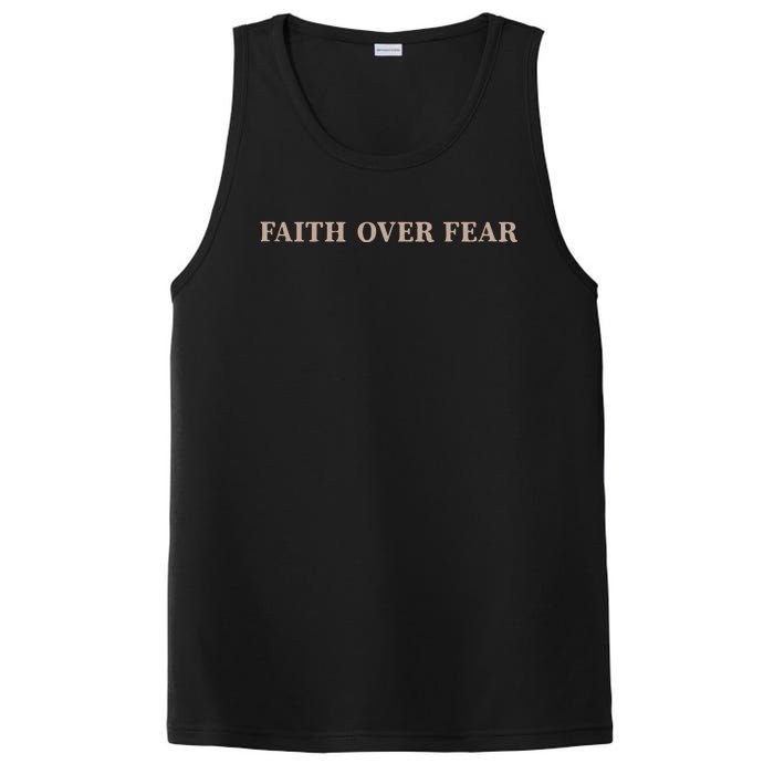 Faith Over Fear Christian PosiCharge Competitor Tank