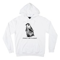 Fight Or Flight Funny Penguin Pun Fight Or Flight Meme Hoodie