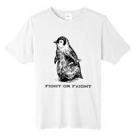 Fight Or Flight Funny Penguin Pun Fight Or Flight Meme Tall Fusion ChromaSoft Performance T-Shirt