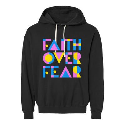 Faith Over Fear Garment-Dyed Fleece Hoodie