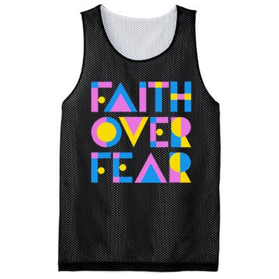 Faith Over Fear Mesh Reversible Basketball Jersey Tank