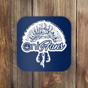 Funny Only Fans Turkey Hunting Coaster