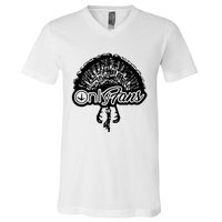 Funny Only Fans Turkey Hunting V-Neck T-Shirt