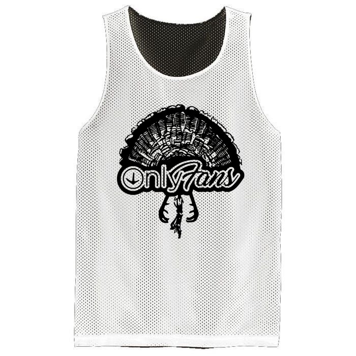 Funny Only Fans Turkey Hunting Mesh Reversible Basketball Jersey Tank