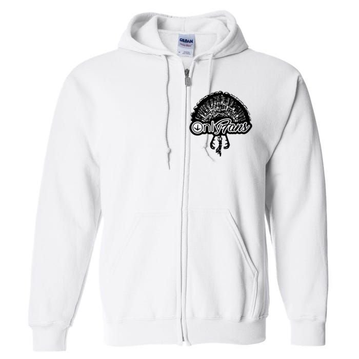 Funny Only Fans Turkey Hunting Full Zip Hoodie