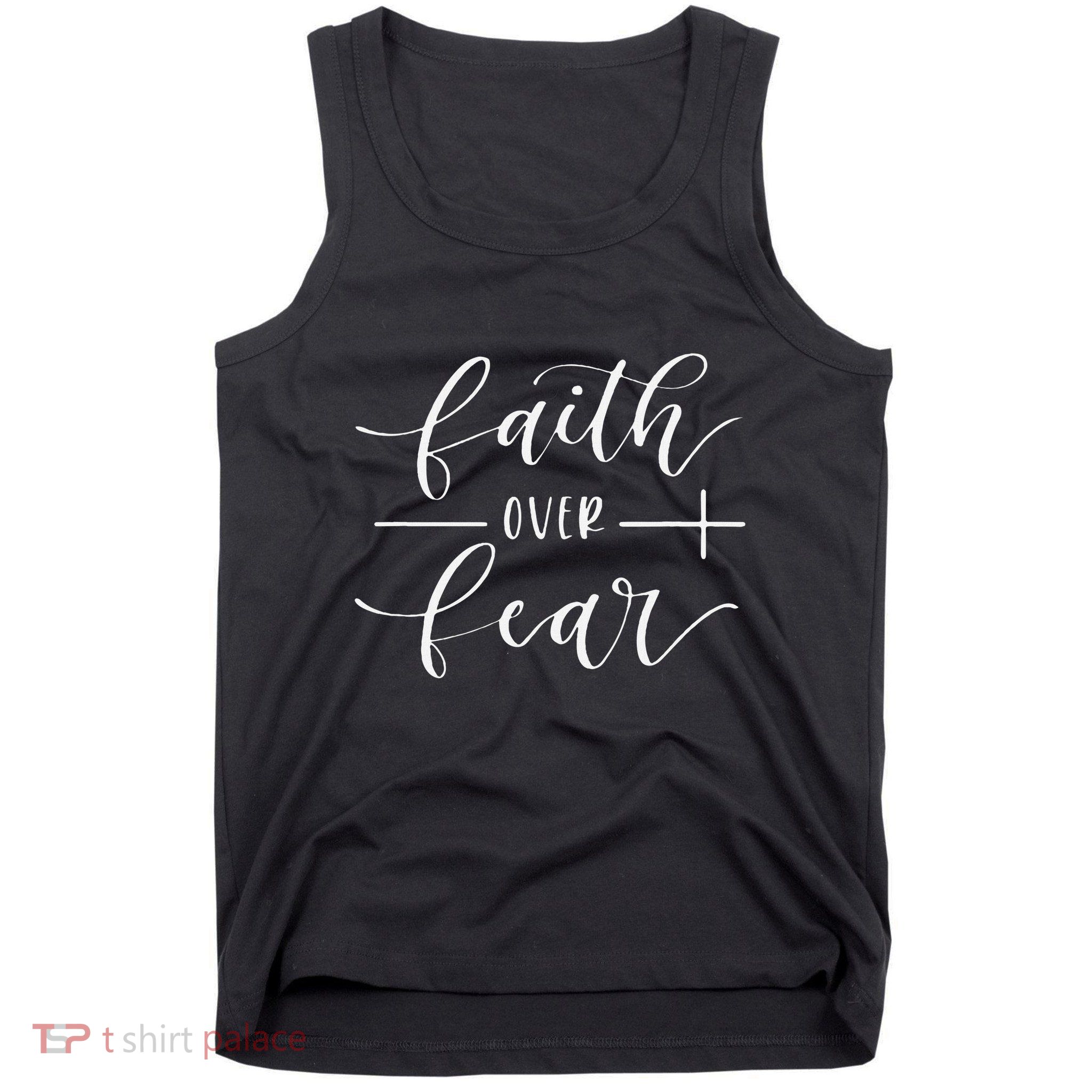 Faith Over Fear YAll Need Jesus Christ Christian Tank Top