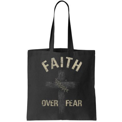 Faith Over Fears Christian Cross American Bag