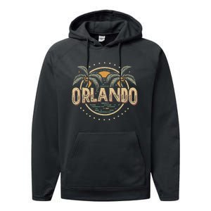 Florida Orlando Performance Fleece Hoodie