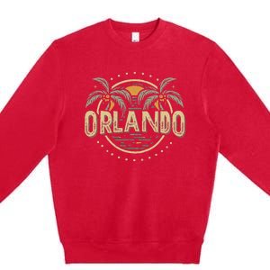 Florida Orlando Premium Crewneck Sweatshirt