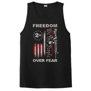 Freedom Over Fear 2nd Adt Patriotic Progun Gift PosiCharge Competitor Tank