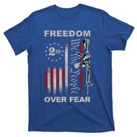 Freedom Over Fear 2nd Adt Patriotic Progun Gift T-Shirt