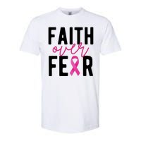 Faith Over Fear Breast Cancer Awareness Softstyle CVC T-Shirt